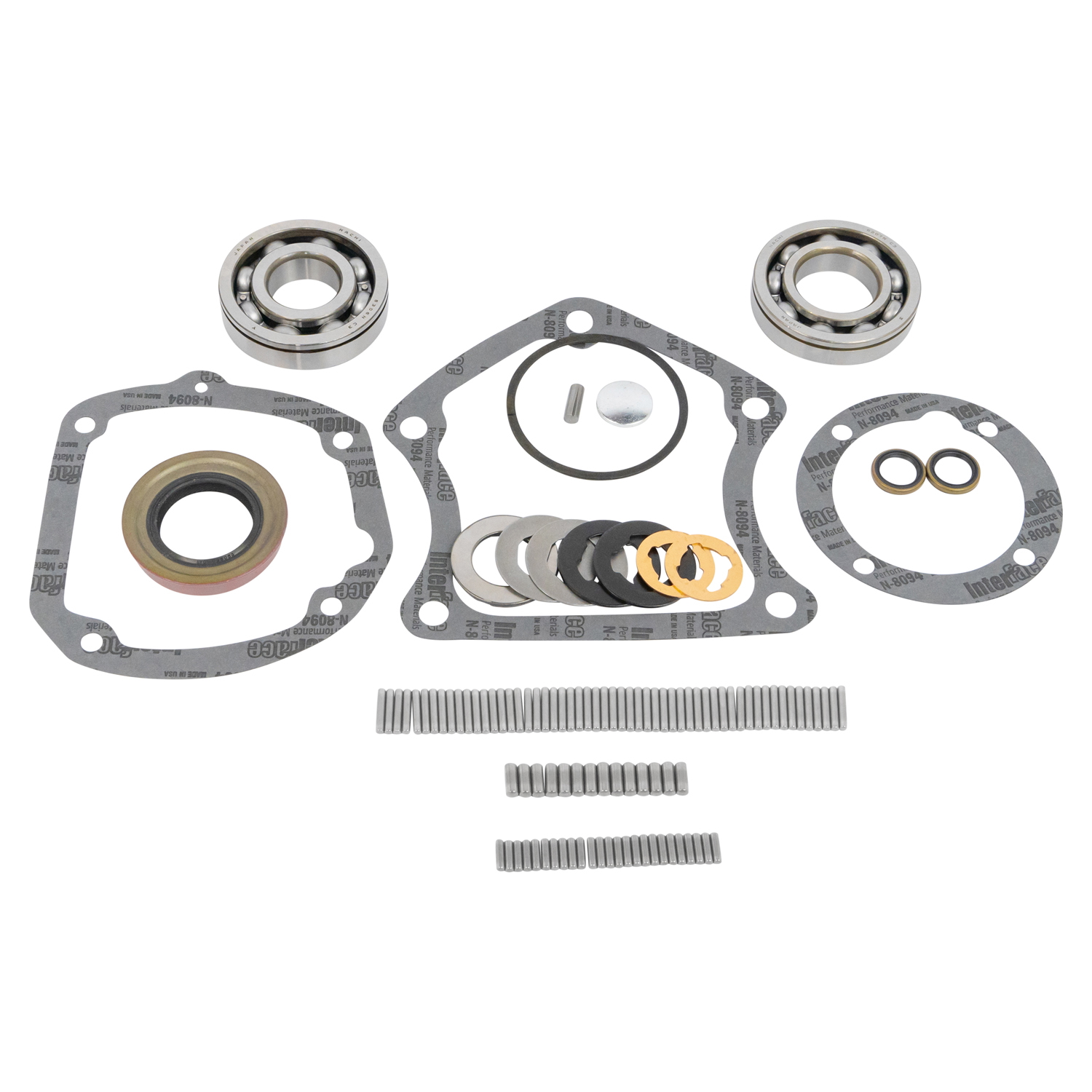 USA Standard Manual Trans Bearing Kit 1955-1968 GM 3-Speed 4-Bolt Side Cover