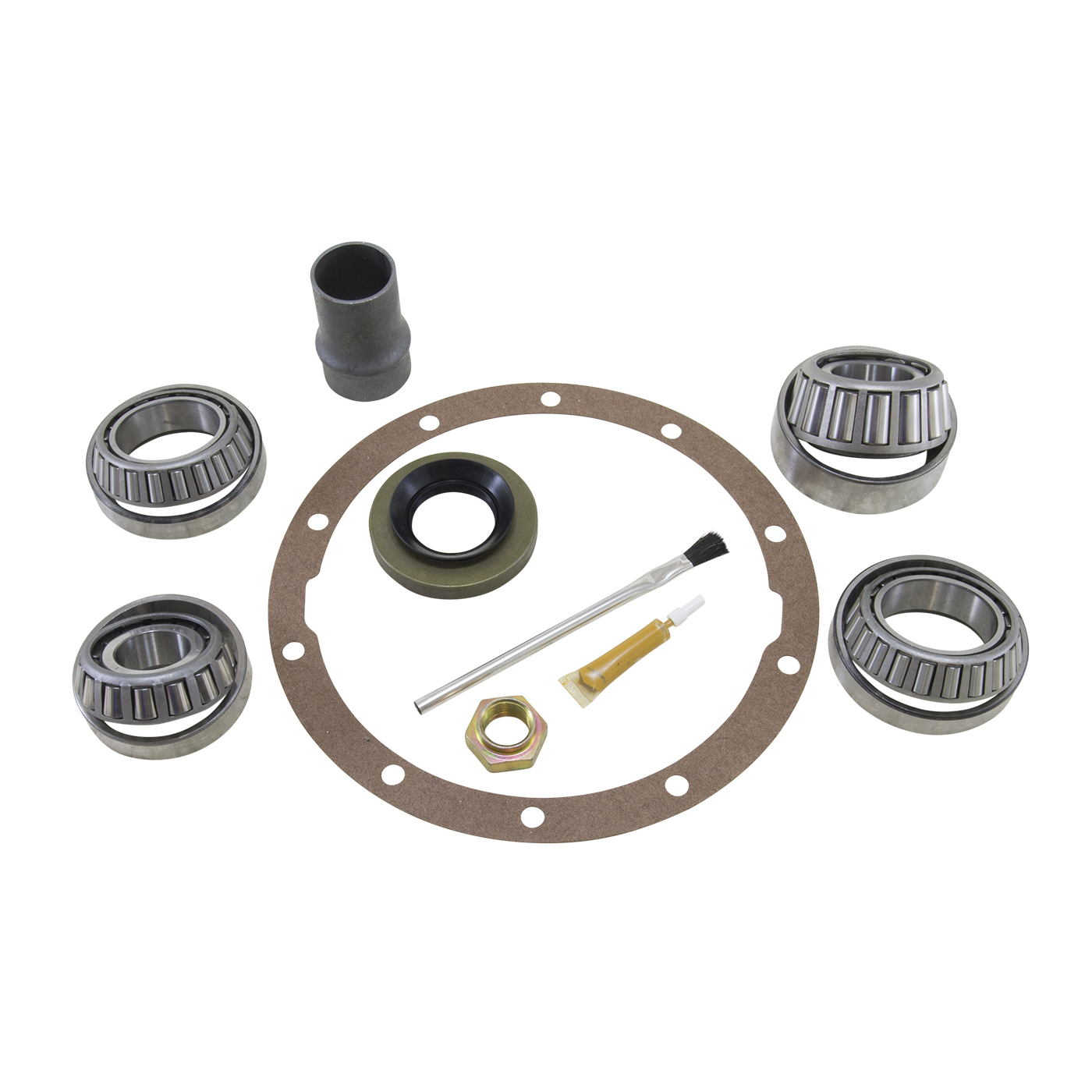 Yukon bearing kit for 85 & down Toy 8" and aftrmrkt 27 spl rng&pinion w/Zip Lckr