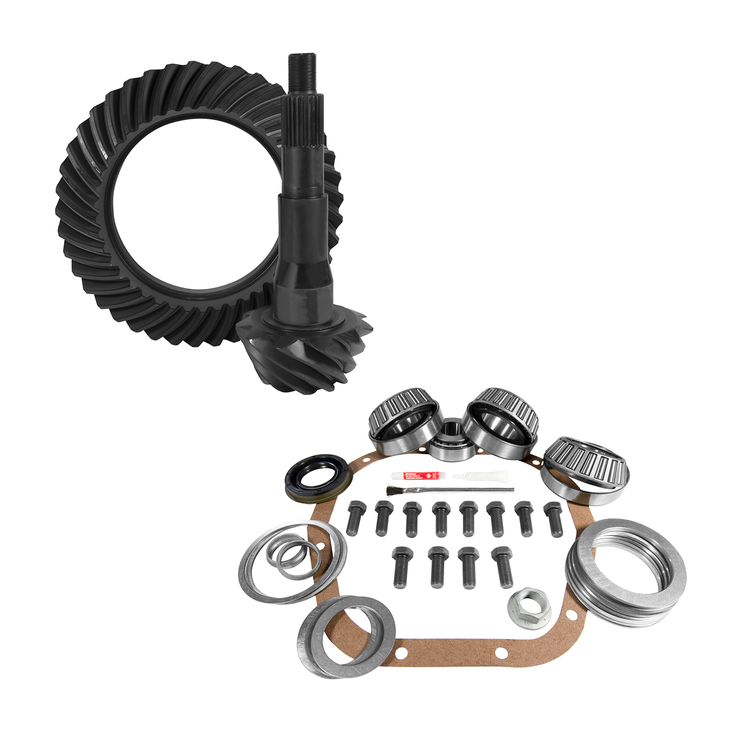 10.5" Ford 3.73 Rear Ring & Pinion and Install Kit 