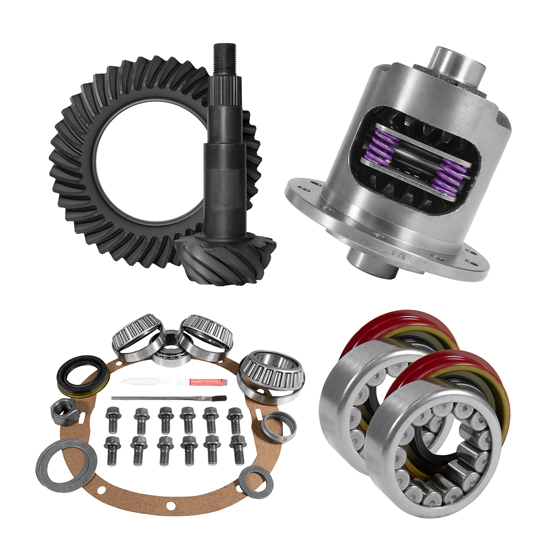 8.5" GM 4.56 Rear Ring & Pinion, Install Kit, 30spl Posi, Axle Bearings & Seals