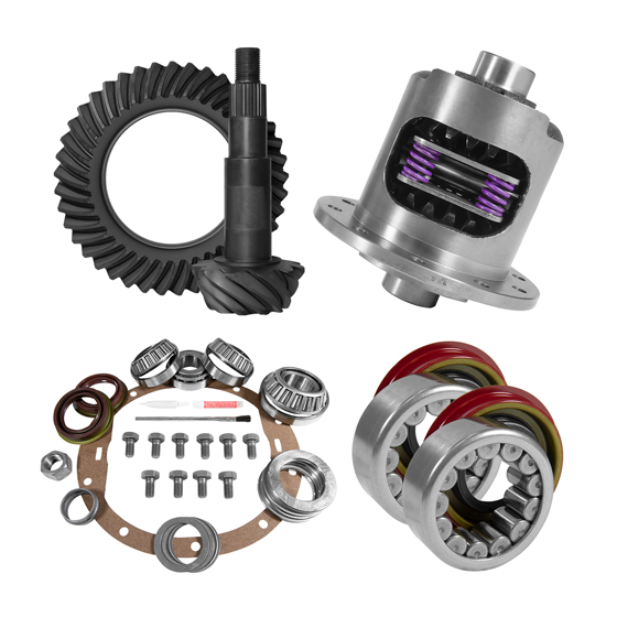 8.6" GM 4.11 Rear Ring & Pinion, Install Kit, 30spl Posi, Axle Bearings & Seals