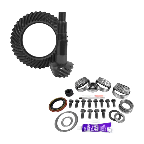 11.25" Dana 80 4.30, Rear Ring & Pinion, Install Kit, 4.125" OD Head Bearing