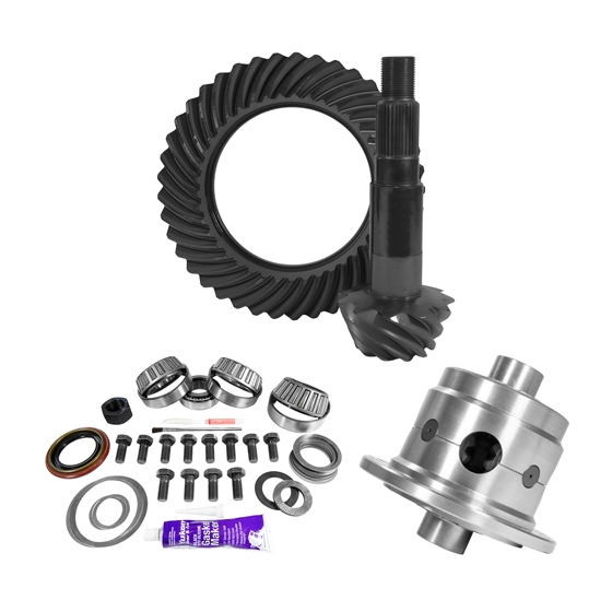 11.25" Dana 80 3.73 Rear Ring & Pinion, Install Kit, 35 Spline Posi, 4.125" BRG