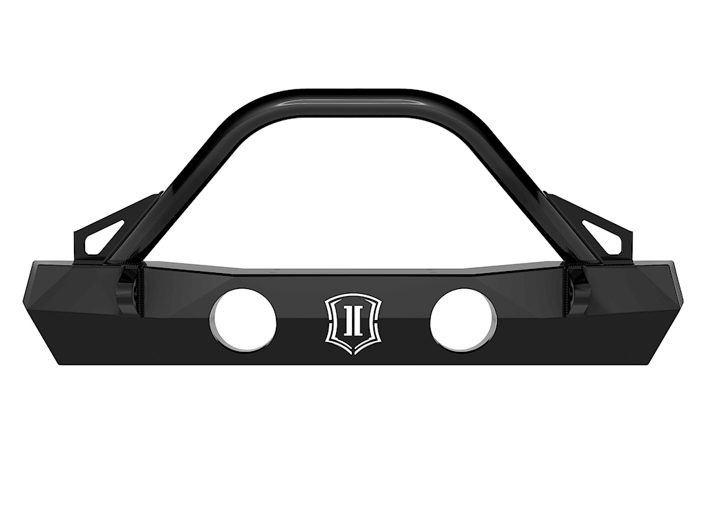 ICON Pro Series ‘18-Up JL / ’20-Up Jeep JT Front Bumper w/Bars & Tabs