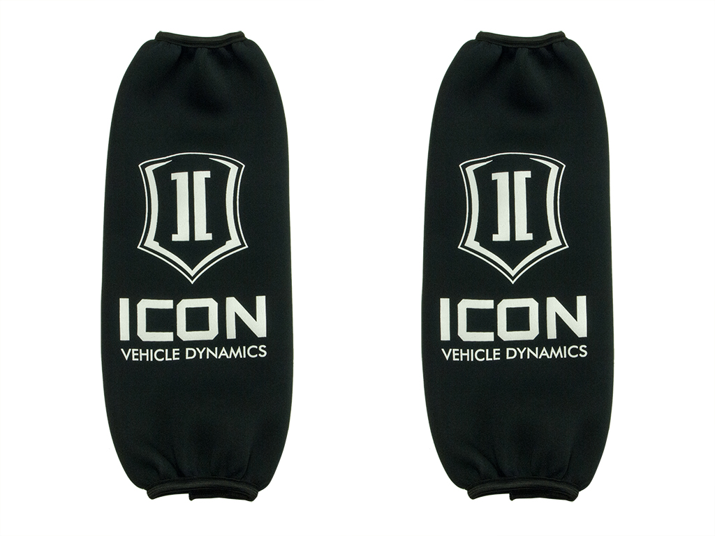 ICON 2.5 Series Coil Spring Wrap, Short (11.25”-12.25”), w/ Stacked Logo, Pair