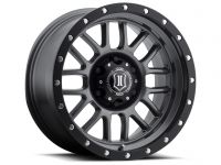 ICON Alloys Alpha, Gun Metal, 17 x 8.5 / 6 x 135, 6mm Offset, 5" BS