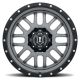 ICON Alloys Alpha, Gun Metal, 20 x 9 / 6 x 135, 16mm Offset, 5.625" BS