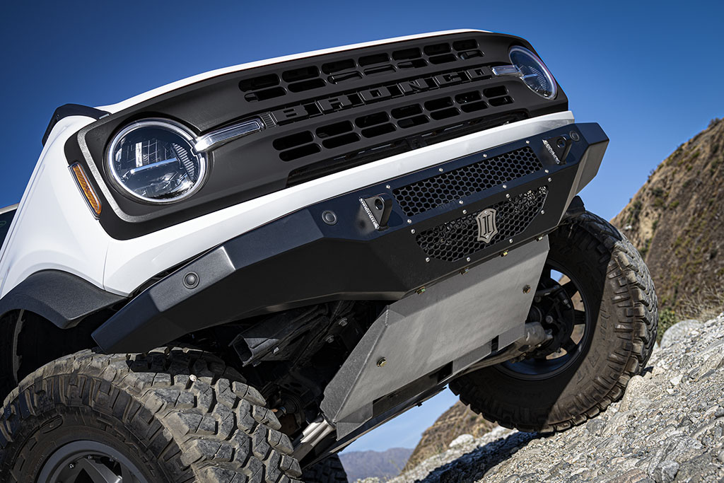 ICON Impact Armor 2021-2023 Ford Bronco Trail Series Front Bumper