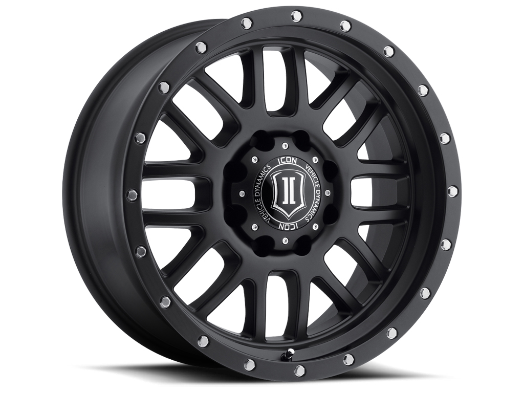 ICON Alloys Alpha, Satin Black, 20 x 9 / 8 x 170, 0mm Offset, 5" BS