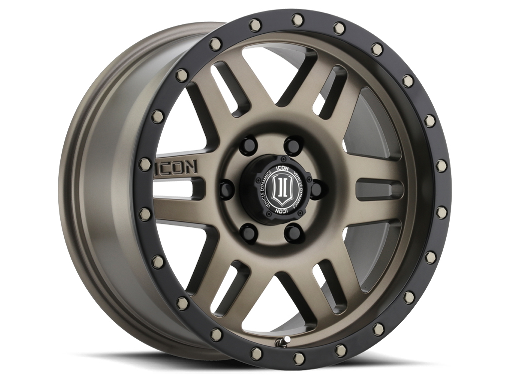 ICON Alloys Six Speed, Bronze, 17 x 8.5 / 6 x 135, 6mm Offset, 5" BS