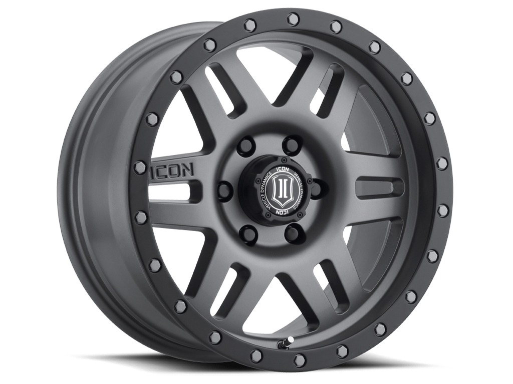 ICON Alloys Six Speed, Titanium, 17 x 8.5 / 6 x 135, 6mm Offset, 5" BS