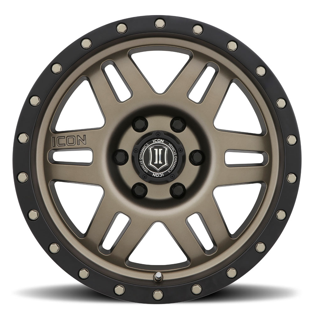 ICON Alloys Six Speed, Bronze, 17 x 8.5 / 6 x 5.5, 25mm Offset, 5.75" BS