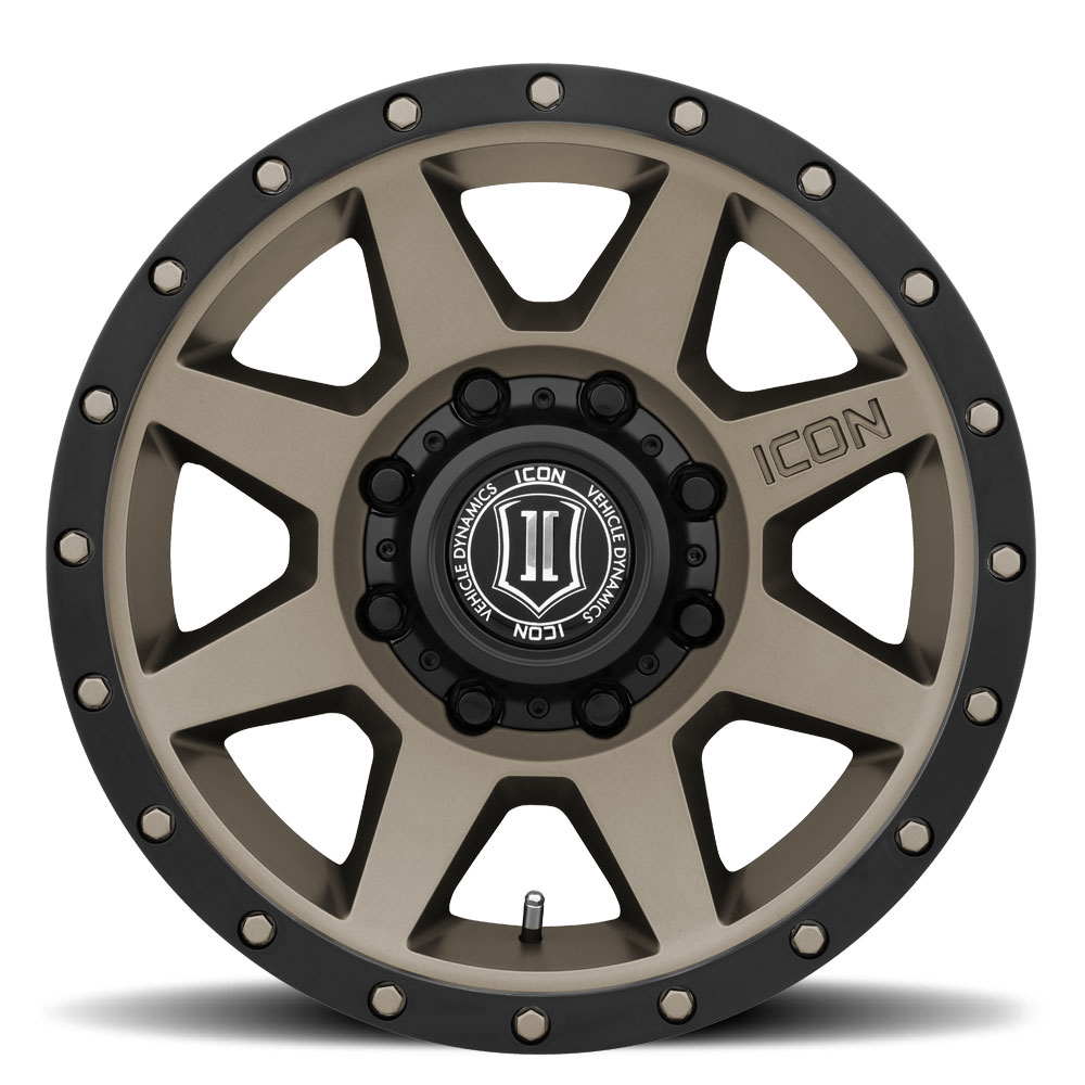 ICON Alloys Rebound HD, Bronze, 17 x 8.5 / 8 x 6.5, 13mm Offset, 5.25" BS