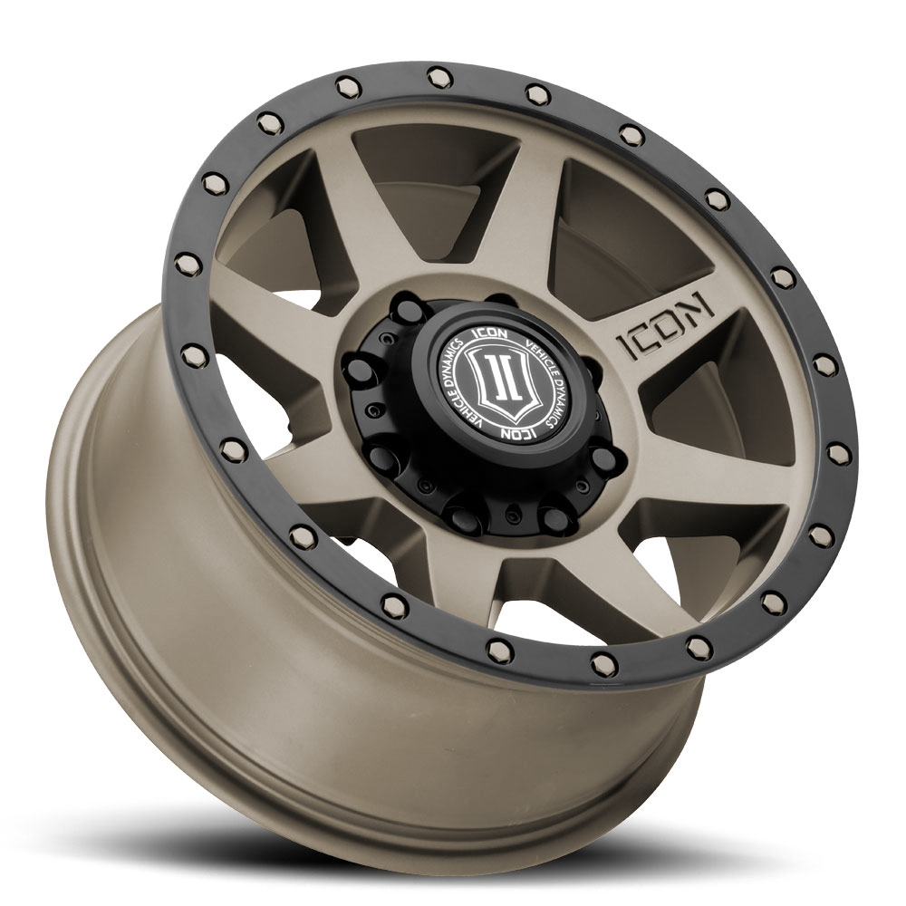 ICON Alloys Rebound HD, Bronze, 17 x 8.5 / 8 x 170, 6mm Offset, 5" BS