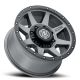 ICON Alloys Rebound HD, Titanium, 17 x 8.5 / 8 x 170, 6mm Offset, 5" BS