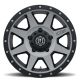 ICON Alloys Rebound, Titanium, 18 x 9 / 5 x 150, 25mm Offset, 6" BS