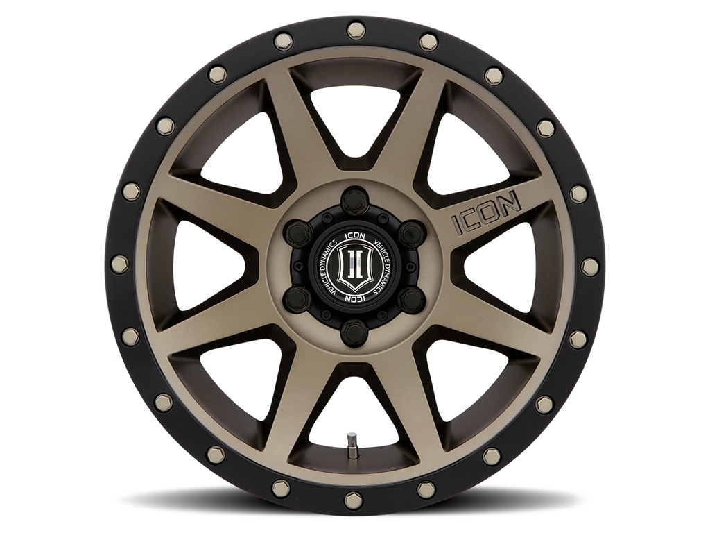 ICON Alloys Rebound, Bronze, 18 x 9 / 6 x 135, 6mm Offset, 5.25" BS