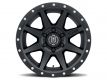 ICON Alloys Rebound, Satin Black, 18 x 9 / 6 x 5.5, 0mm Offset, 5" BS