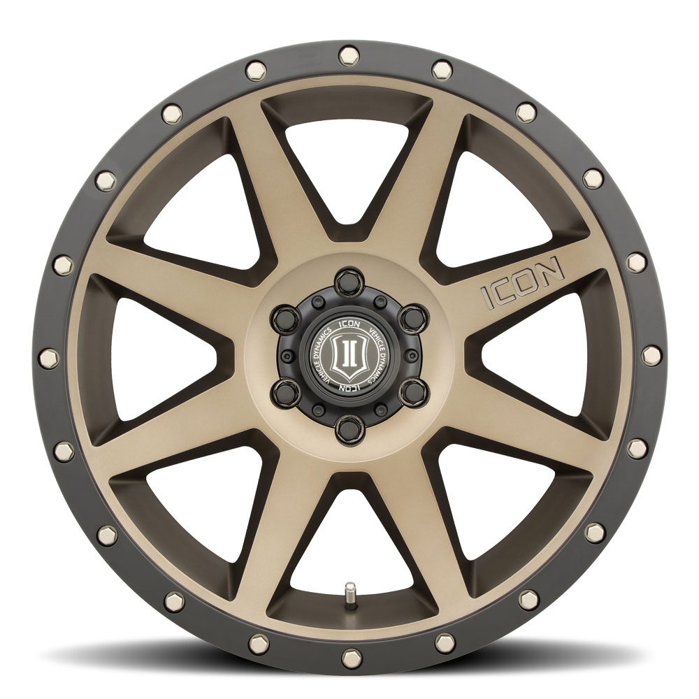 ICON Alloys Rebound, Bronze, 20 x 9 / 5 x 150, 16mm Offset, 5.625" BS