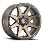 ICON Alloys Rebound, Bronze, 20 x 9 / 6 x 135, 16mm Offset, 5.625" BS