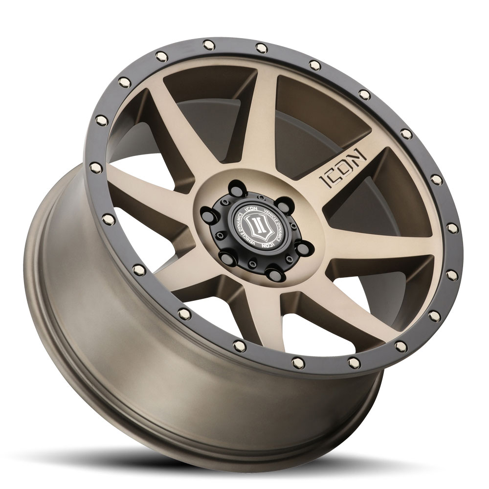 ICON Alloys Rebound, Bronze, 20 x 9 / 5 x 5, -12mm Offset, 4.5" BS