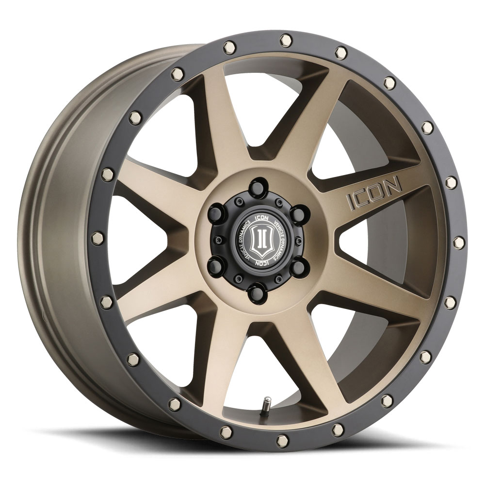 ICON Alloys Rebound, Bronze, 20 x 9 / 5 x 5, -12mm Offset, 4.5" BS