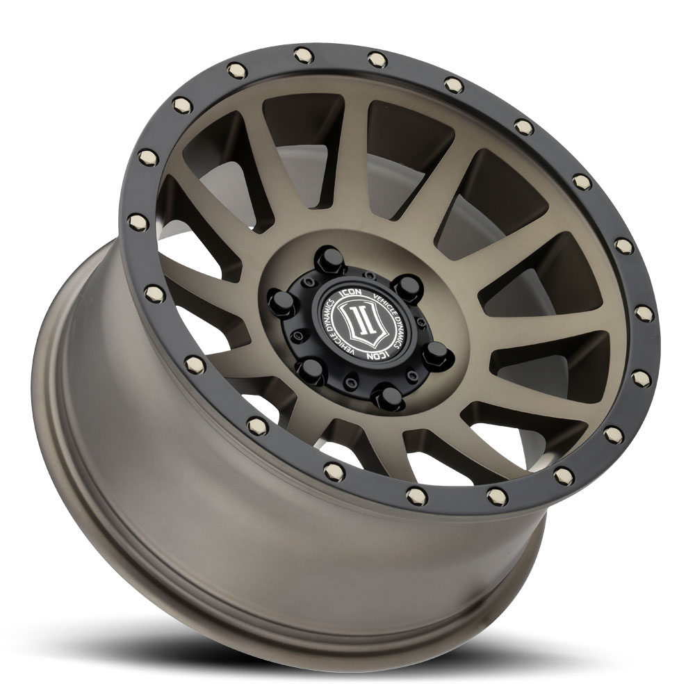 ICON Alloys Compression, Bronze, 17 x 8.5 / 6 x 135, 6mm Offset, 5" BS