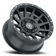 ICON Alloys Compression, Satin Black, 17 x 8.5 / 6 x 135, 6mm Offset, 5" BS