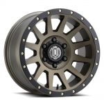 ICON Alloys Compression, Bronze, 17 x 8.5 / 5 x 5, -6mm Offset, 4.5" BS