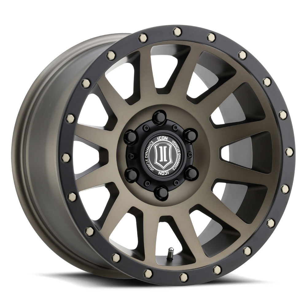 ICON Alloys Compression, Bronze, 18 x 9 / 5 x 150, 25mm Offset, 6" BS