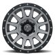 ICON Alloys Compression, Titanium, 18 x 9 / 5 x 150, 25mm Offset, 6" BS