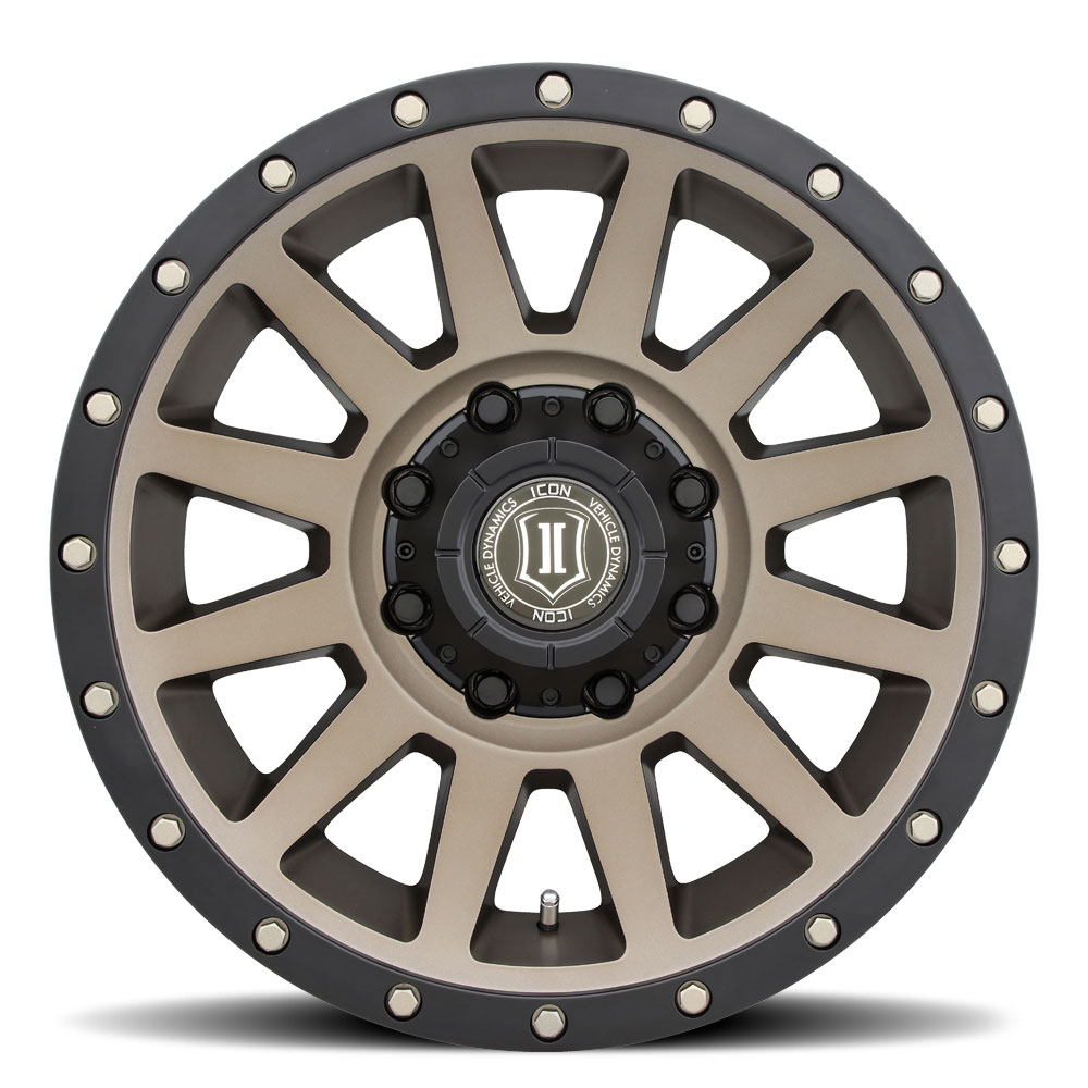 ICON Alloys Compression HD, Bronze, 18 x 9 / 8 x 6.5, 12mm Offset, 5.5" BS