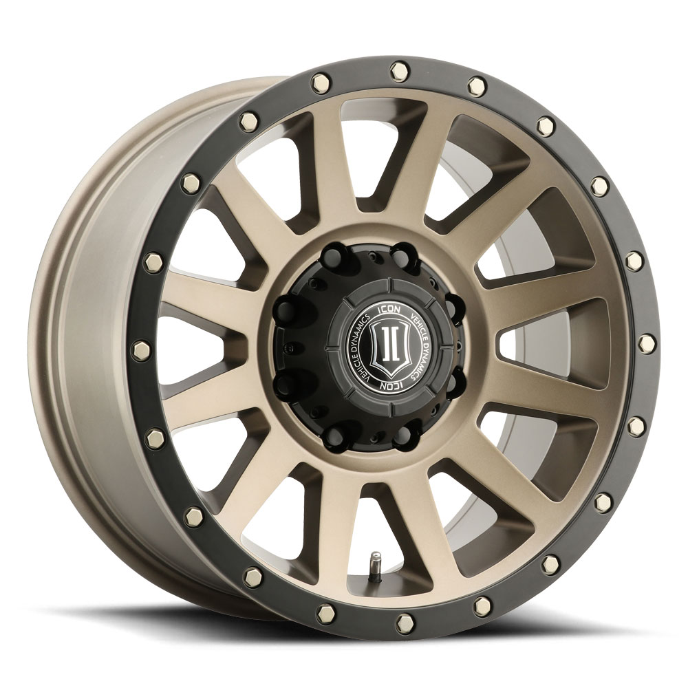 ICON Alloys Compression HD, Bronze, 18 x 9 / 8 x 180, 12mm Offset, 5.5" BS