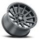 ICON Alloys Compression, Satin Black, 20 x 10 / 5 x 150, -19mm Offset, 4.75" BS