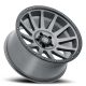 ICON Alloys Compression, Titanium, 20 x 10 / 5 x 150, -19mm Offset, 4.75" BS