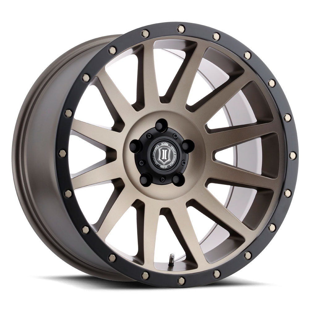 ICON Alloys Compression, Bronze, 20 x 10 / 6 x 135, -19mm Offset, 4.75" BS