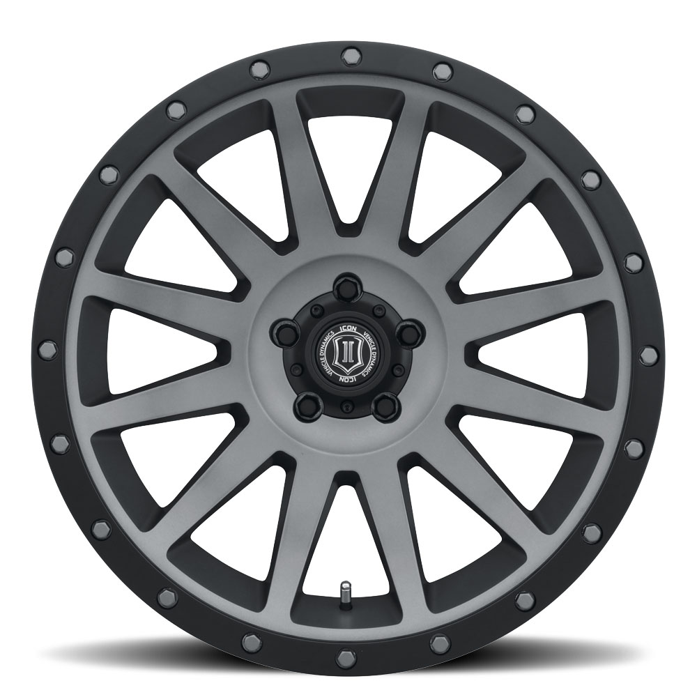 ICON Alloys Compression, Titanium, 20 x 10 / 6 x 135, -19mm Offset, 4.75" BS