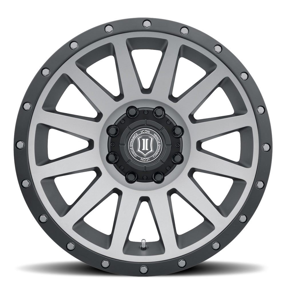 ICON Alloys Compression, Titanium, 20 x 10 / 8 x 6.5, -19mm Offset, 4.75" BS