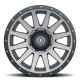 ICON Alloys Compression, Titanium, 20 x 10 / 8 x 170, -19mm Offset, 4.75" BS