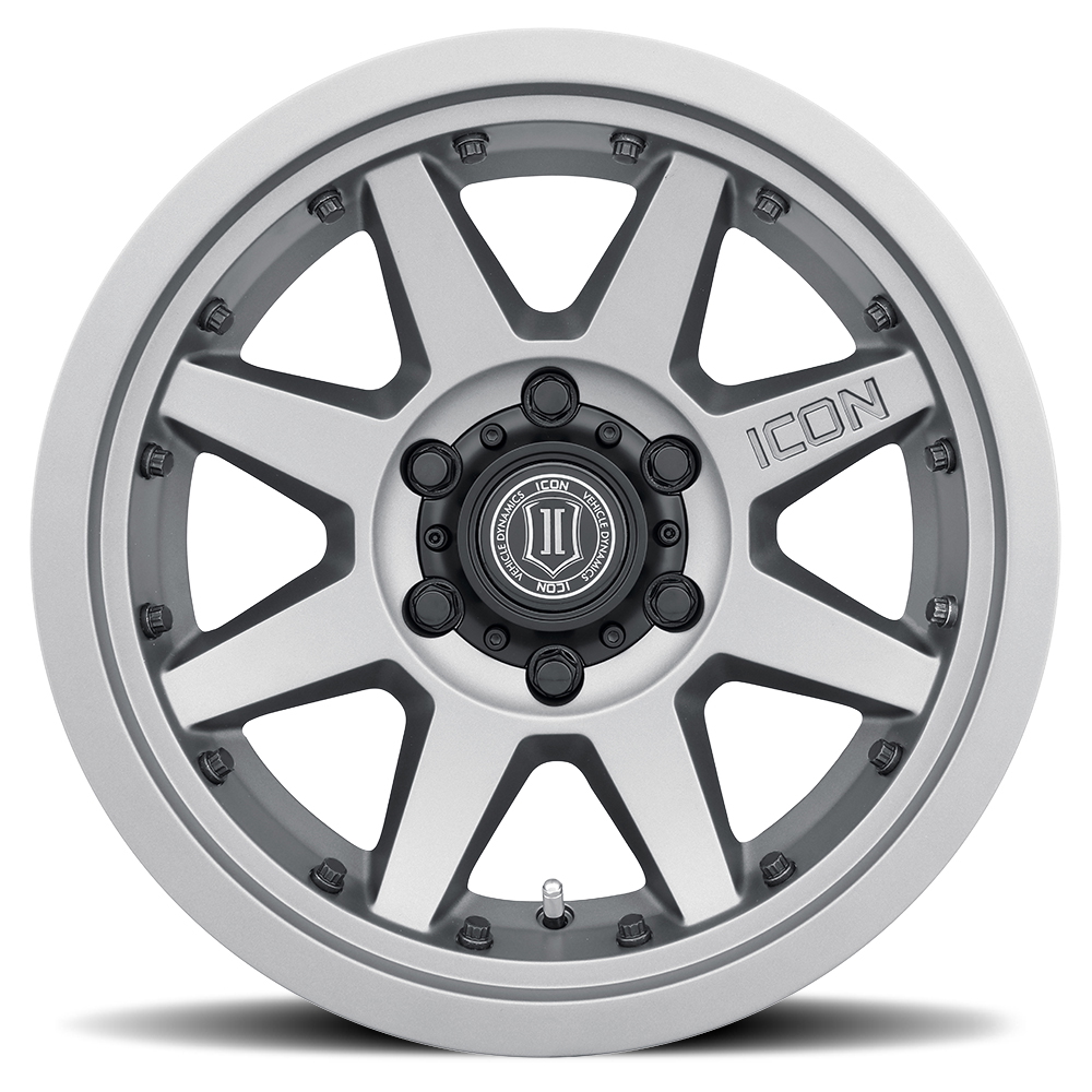 ICON Alloys Rebound Pro, Titanium, 17 x 8.5 / 5 x 150, 25mm Offset, 5.75" BS