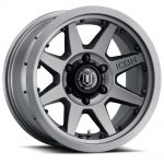 ICON Alloys Rebound Pro, Titanium, 17 x 8.5 / 6 x 135, 6mm Offset, 5" BS