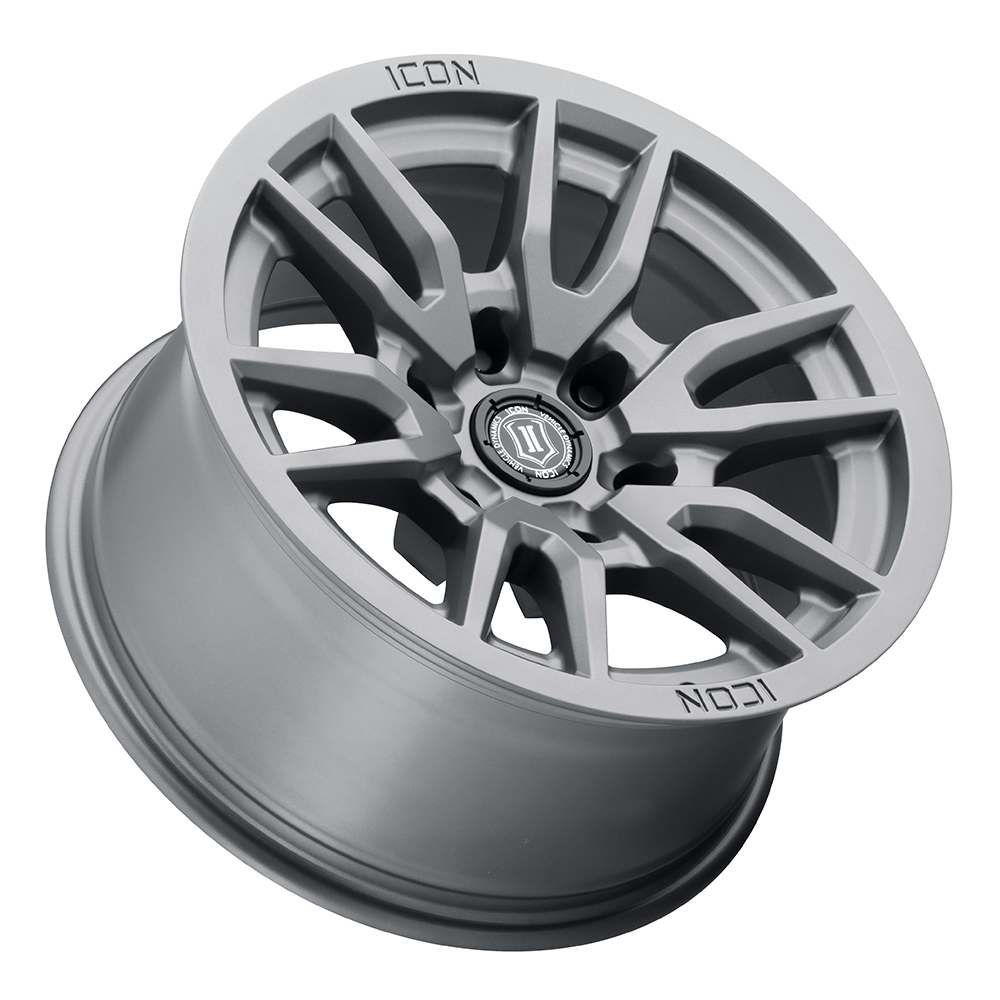 ICON Alloys Vector 6, Titanium, 17 x 8.5 / 6 x 135, 6mm Offset, 5" BS