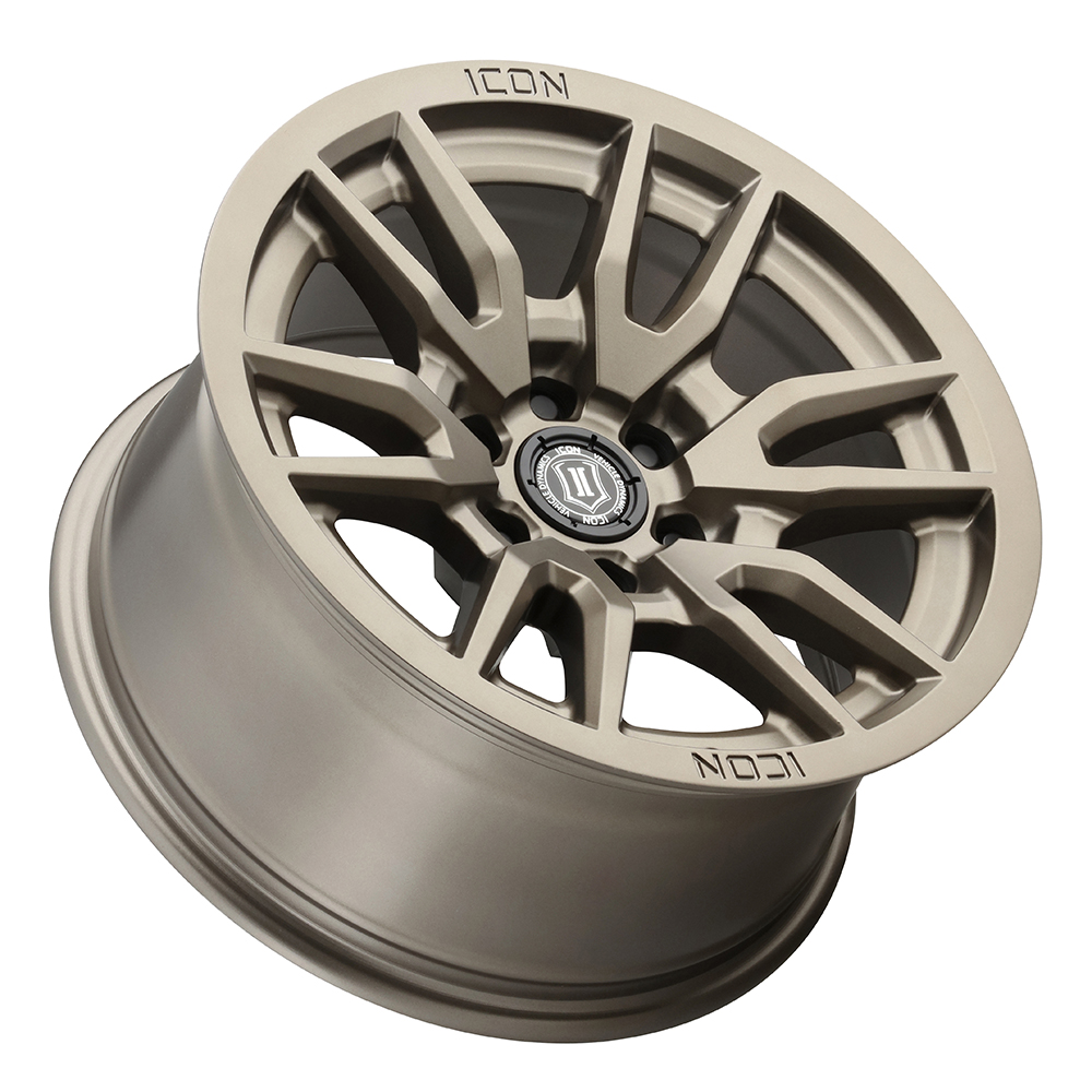 ICON Alloys Vector 6, Bronze, 17 x 8.5 / 6 x 5.5, 0mm Offset, 4.75" BS