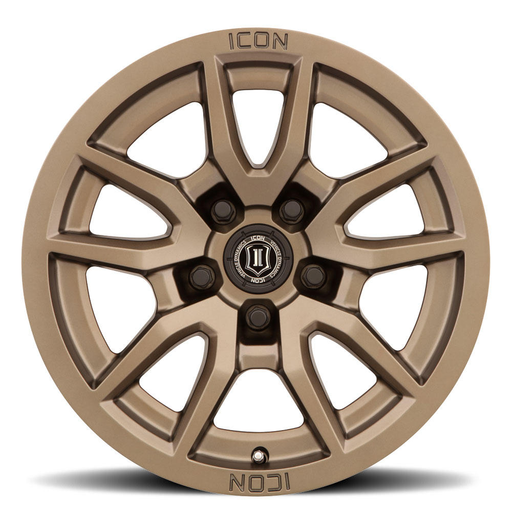 ICON Alloys Vector 5, Bronze, 17 x 8.5 / 5 x 150, 25mm Offset, 5.75" BS