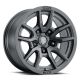 ICON Alloys Vector 5, Satin Black, 17 x 8.5 / 5 x 150, 25mm Offset, 5.75" BS