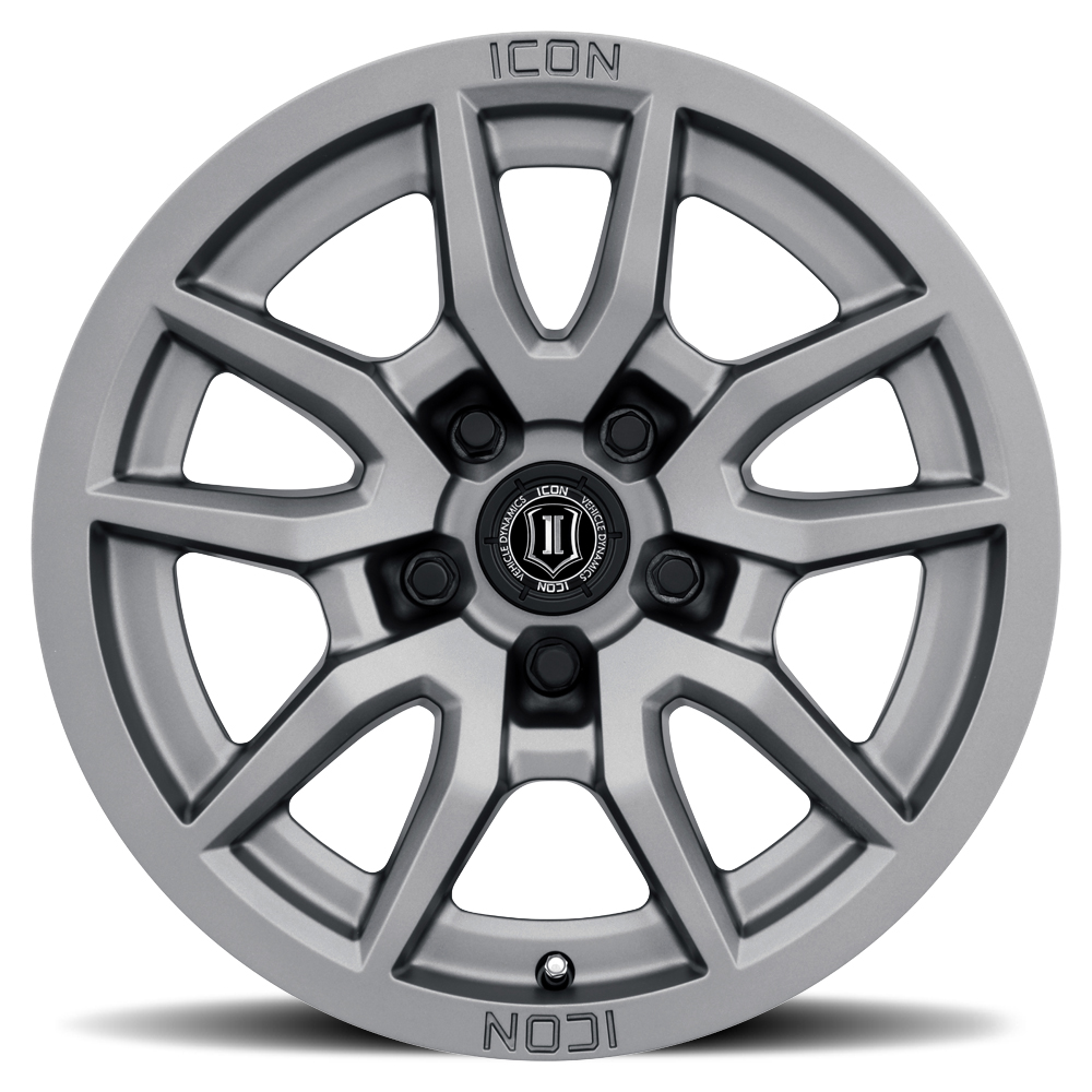 ICON Alloys Vector 5, Titanium, 17 x 8.5 / 5 x 150, 25mm Offset, 5.75" BS