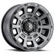 ICON Alloys Thrust, Smoked Satin Black, 17 x 8.5 /5 x 150, 25mm Offset, 5.75" BS