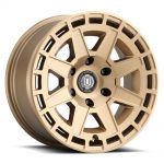 ICON Alloys Compass, Satin Brass, 17 x 8.5 / 6 x 135, 6mm Offset, 5" BS