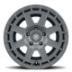 ICON Alloys Compass, Satin Black, 17 x 8.5 / 6 x 135, 6mm Offset, 5" BS