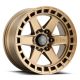 ICON Alloys Raider, Satin Brass, 17 x 8.5 / 6 x 135, 6mm Offset, 5" BS